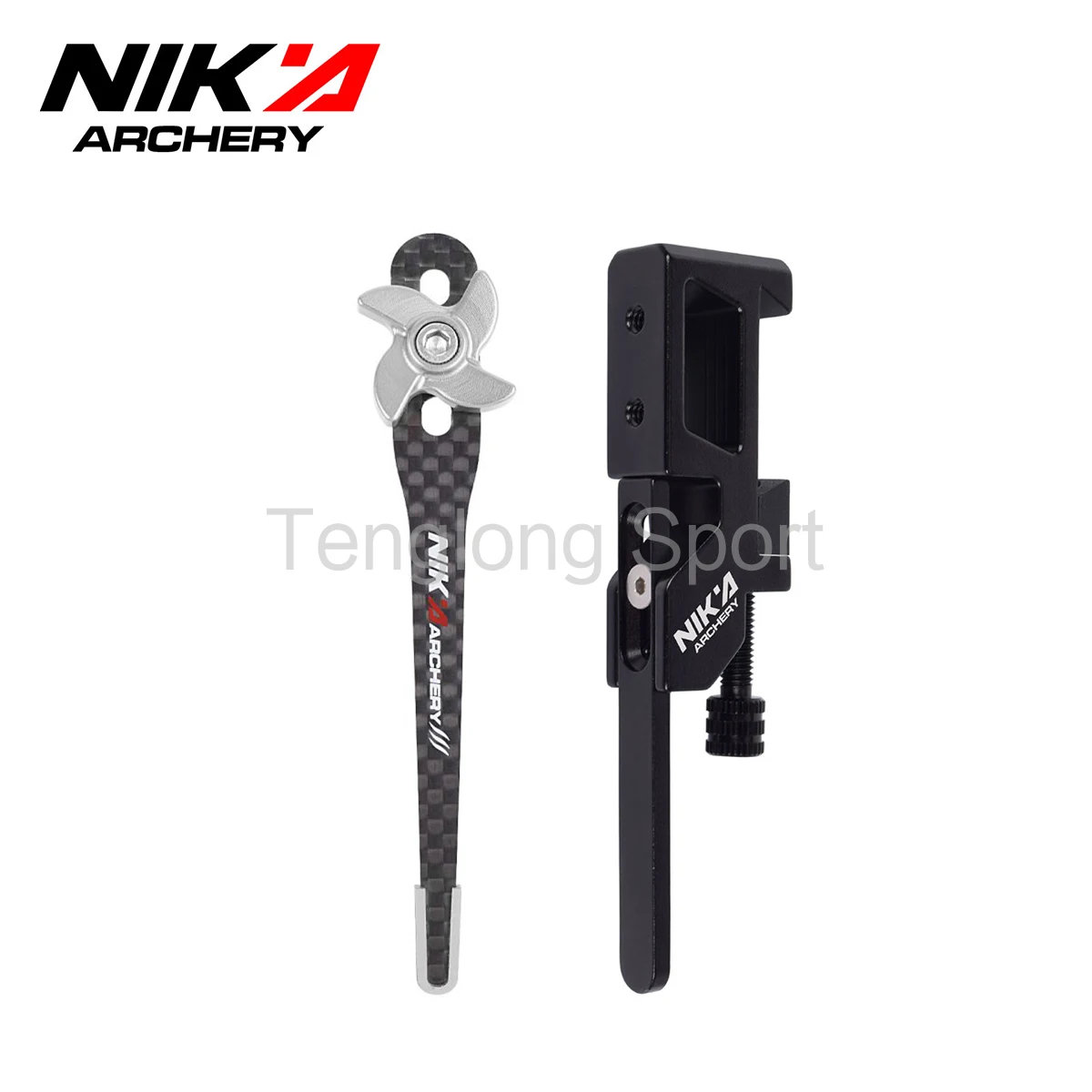 Bogens chießen Clicker Extender Aluminium legierung Clicker Basis für Recurve Bogen Visiere Zubehör schwarze Farbe 1 stücke – Detail 7