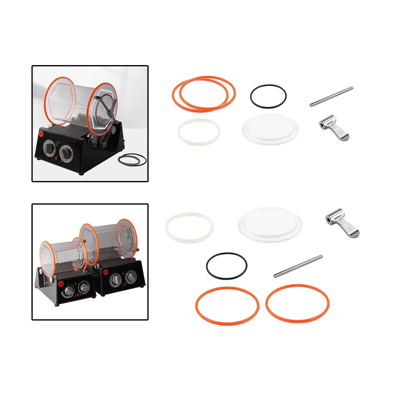 7Pcs Jewelry Rotary Tumbler Polisher Replacement Set Barrel Lock Barrel Lock 7Pcs Jewelry Rotary Tumbler Polisher Replacement Set Barrel Lock Barrel Lock