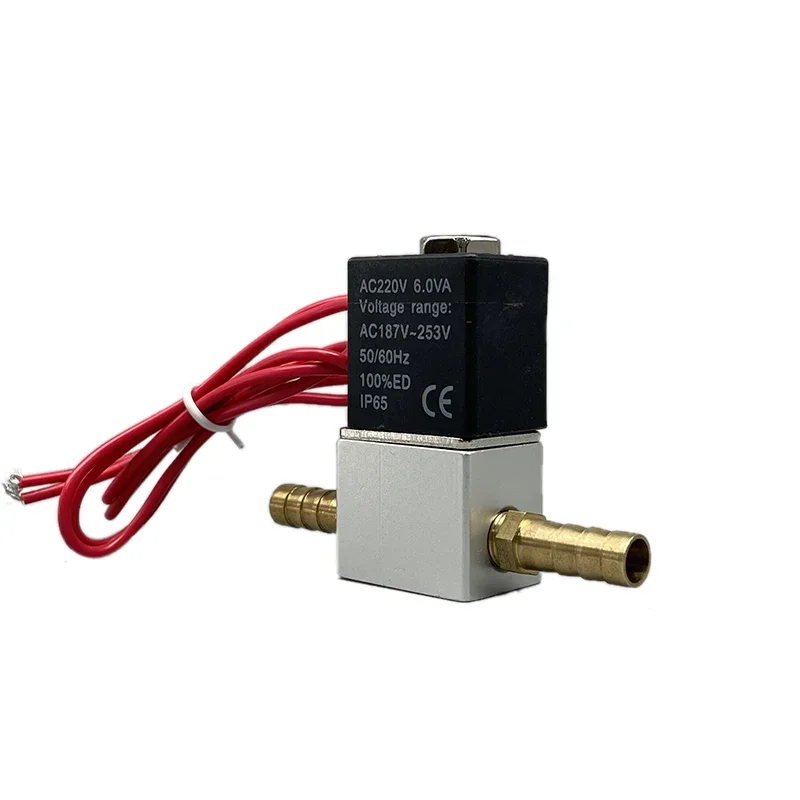 Elettrovalvola 1/2" In Ottone, 220V AC, Normalmente Chiusa, Per Acqua Calda/fredda, Controllo Flusso E Anti-combustione A Secco