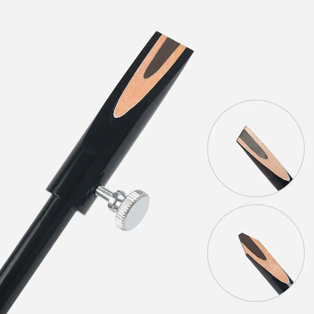 금속 연필 선명 보조 도구 조정 가능한 나사 단단히 고정 눈썹 펜 선명 도구 Duckbill Brow Pen Sharper