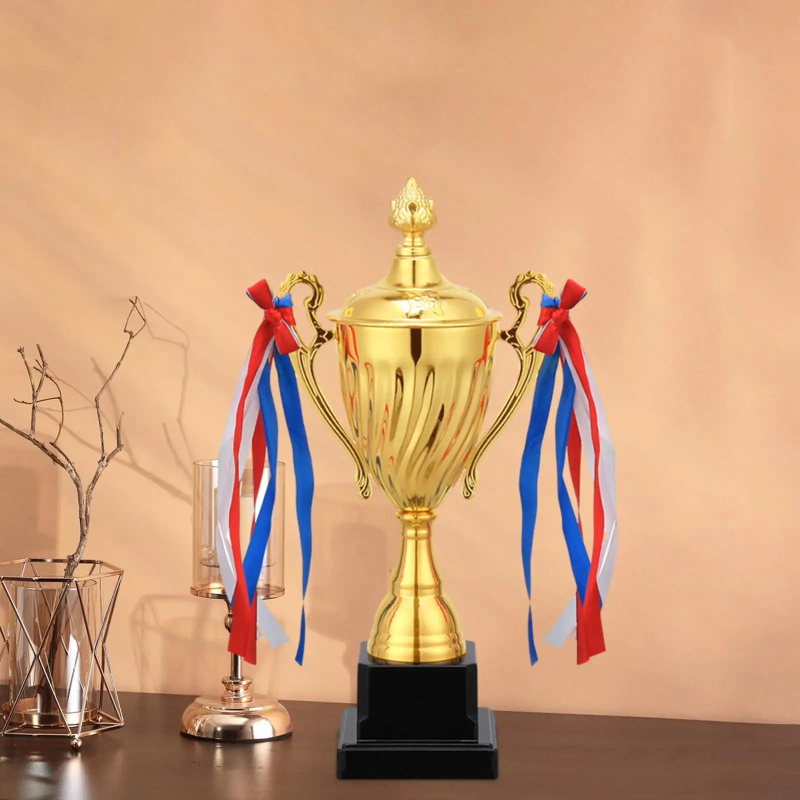 Soccer Football League Match Trophy Metal Football Competitions Award Cup