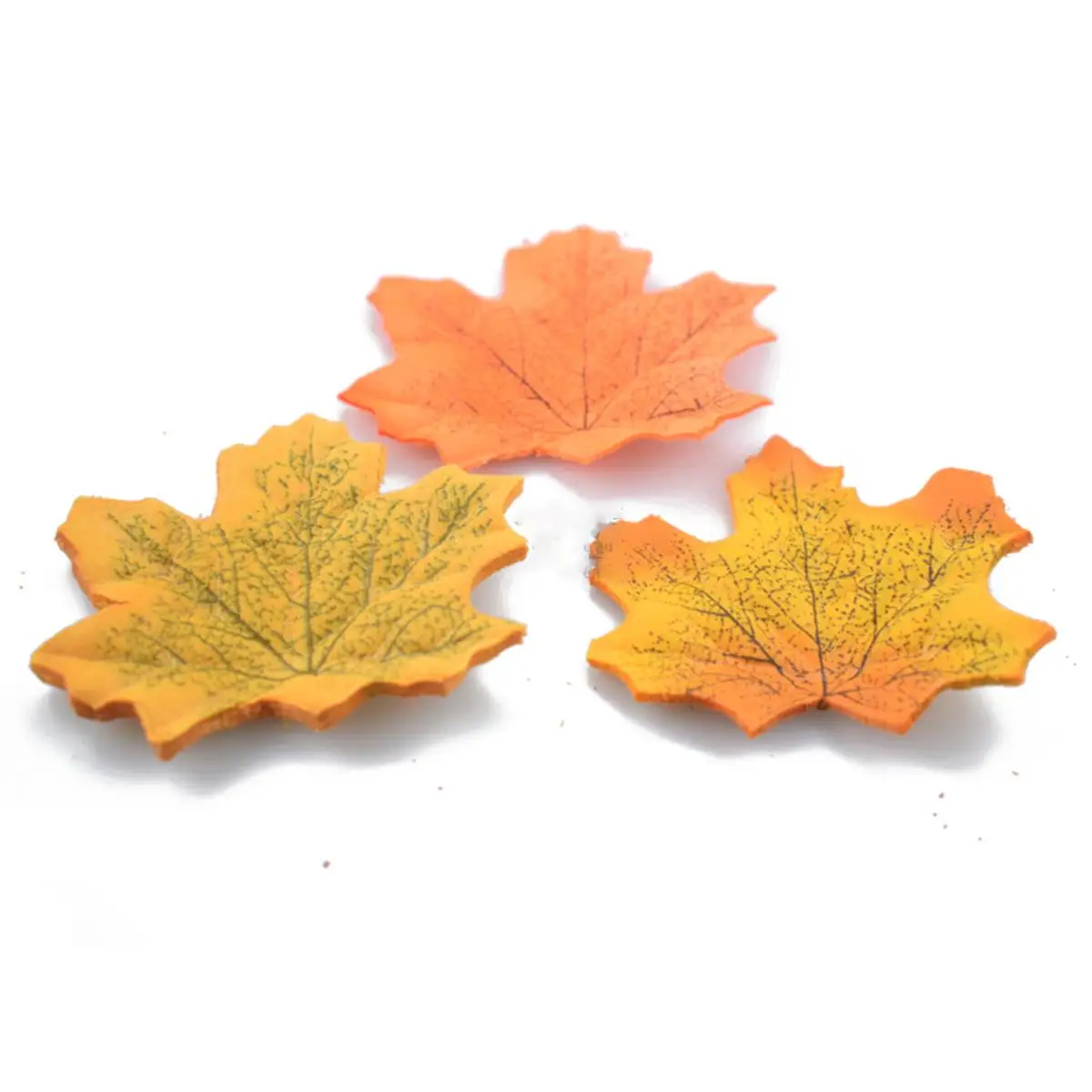 100/200pcs Herbst Ahornblatt fallen gefälschte Seiden blätter Handwerk Hochzeits feier Dekor für zu Hause Hochzeits feier Weihnachts dekoration 8*8cm – Detail 26