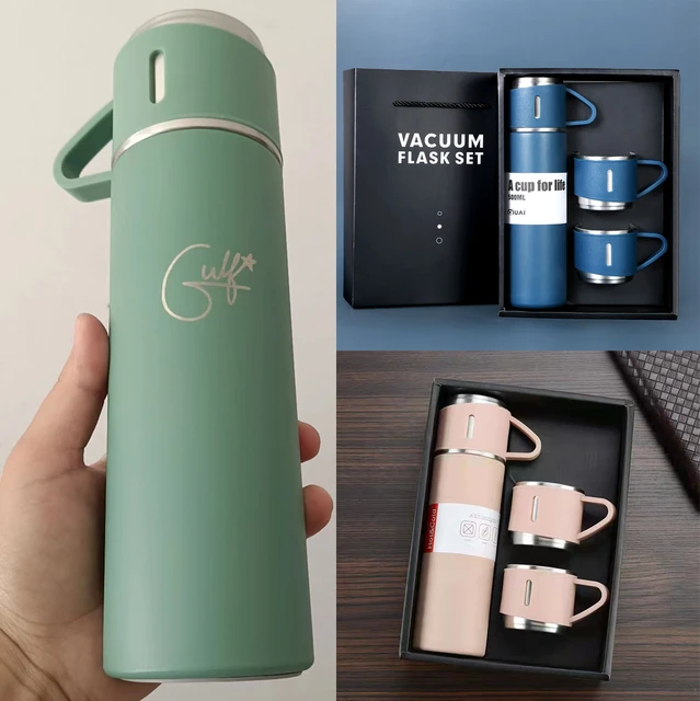 Stainless Steel Thermos Cup Large Capacity Vacuum Flask Coffee Tea Milk  Travel Water Bottle Insulated Thermos Handbag Gift Box - AliExpress