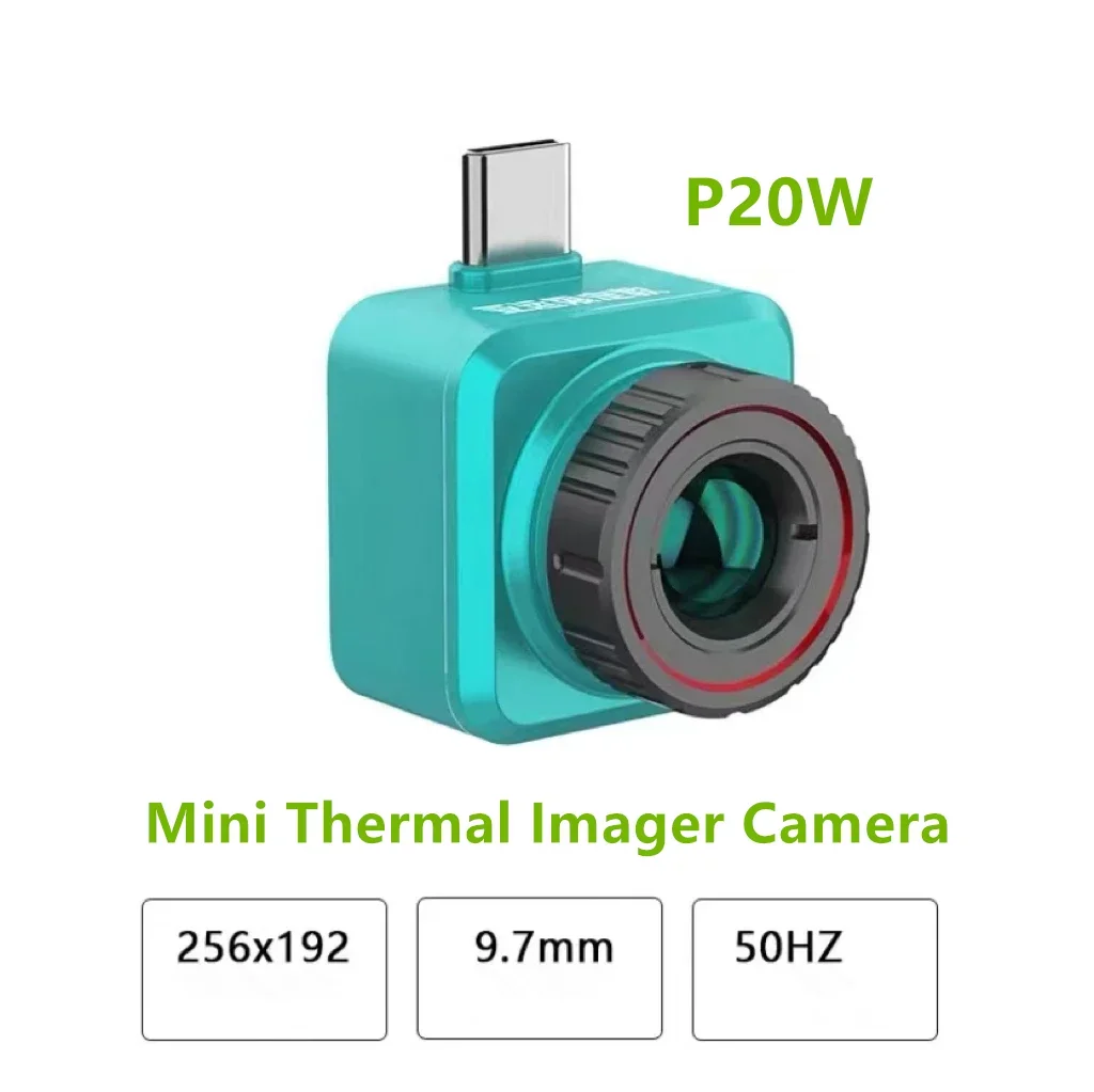 

Мини инфракрасная тепловизионная камера P20W 9,7 мм 50 Гц 156X192, устраняющая мощность для IP Android Type C, Обнаружение неисправности, ремонт устройства