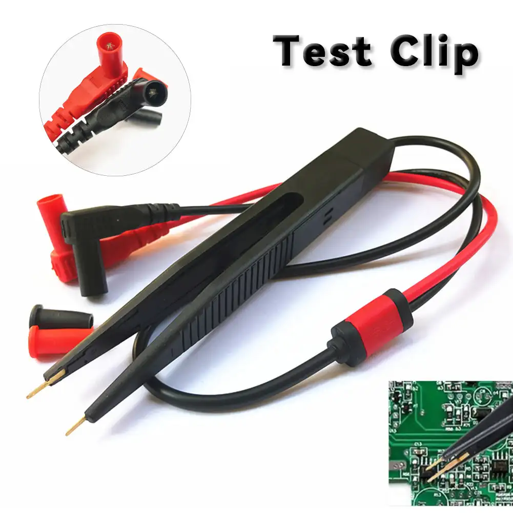 Capacitor Clip LCR Universal Test Clip Capacitor Resistance Detector Line Capacitance Test Leads Multimeter Accessories