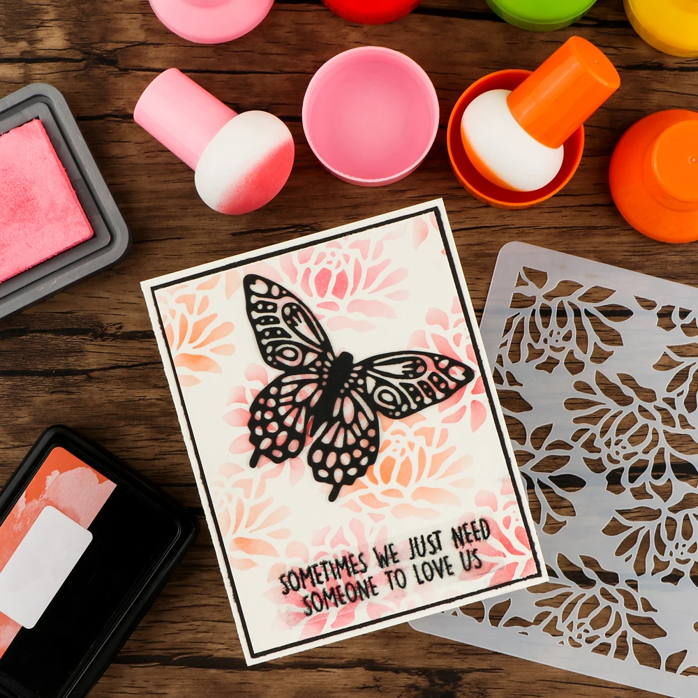 Portable Watercolor Set 3Pcs/set Ink Pad Halo Dyeing Tool Inking Sponge Colorful Ink Applicator with Storage Cases Coloring Tool for DIY Scrapbook Craft
