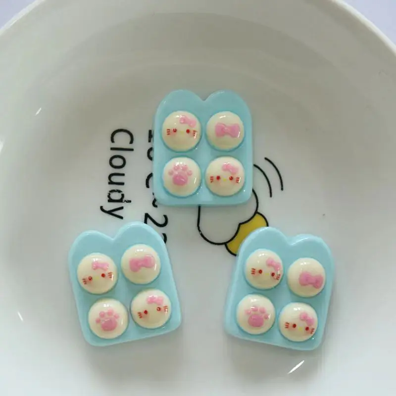 10Pcs New Cute Mini Resin Cartoon Cat Series Flat Back Home Decor Ornament Jewelry Making Bows Accessories resin jewelry accessories resin embellishments resin nail art crafts candy resin ornaments resin flower embellishments resin hairpin accessories