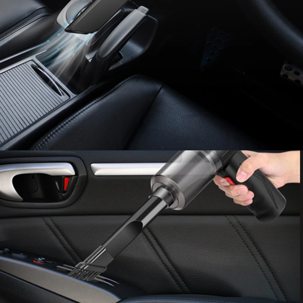 16000pa 150w Wireless Car Vacuum Cleaner Blowable Cordless 2 In 1