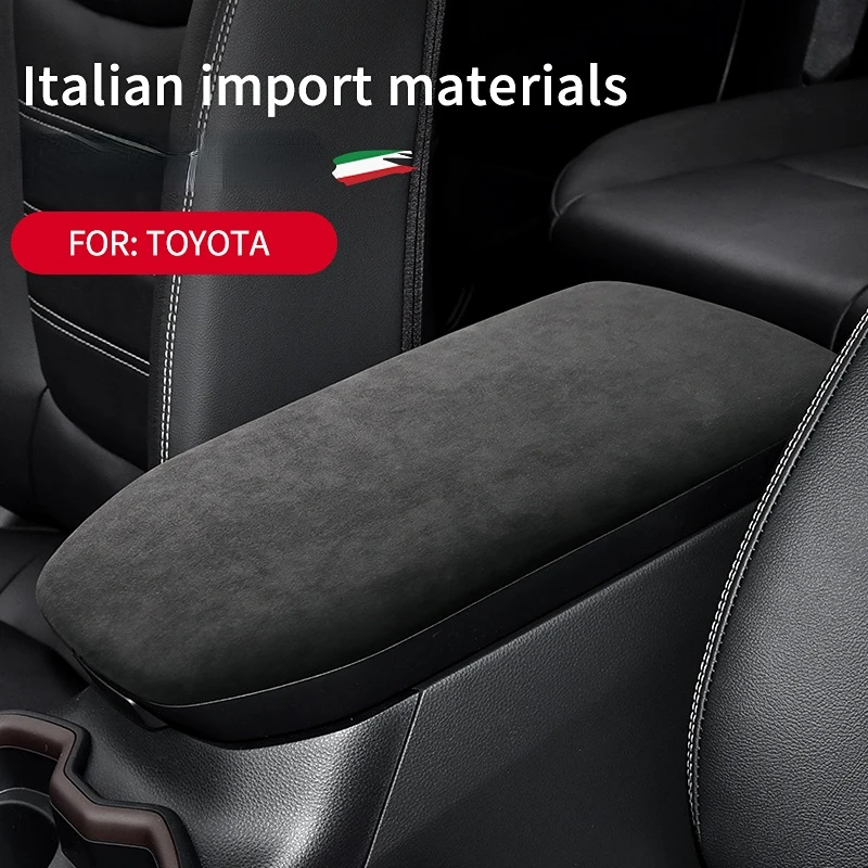 

Car Center Console Armrest Mat for Toyota RAV4 RAV 4 XA50 2019 2020 2021 2022 2023 Italian Premium Suede Cover Trim Accessories