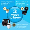 Hamilton Beach 49911 FlexBrew Trio 2-Way Coffee Maker, Single Serve & Full 12c Carafe, Black, FastBrew, Removable Reservoir 4