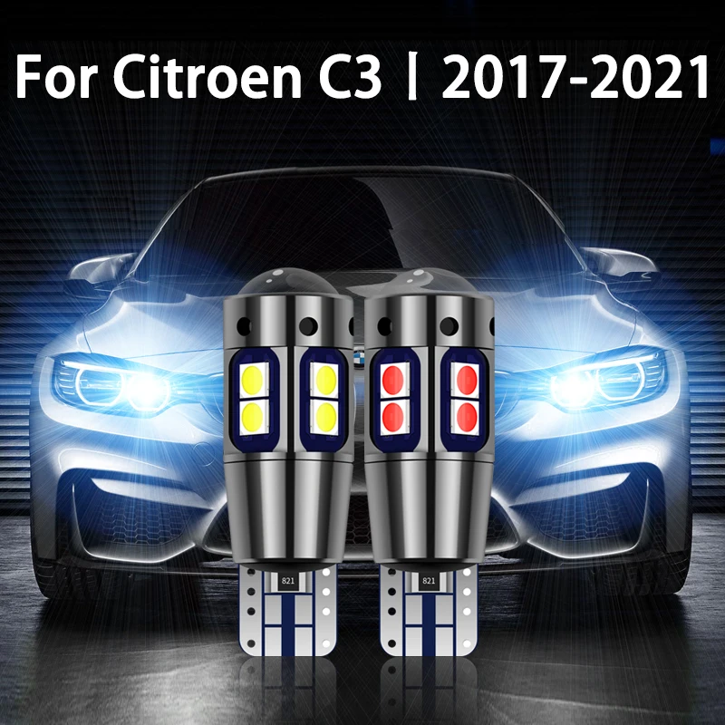 

2pcs LED Daytime Running Light DRL For Citroen C3 Accessories 2017 2018 2019 2020 2021