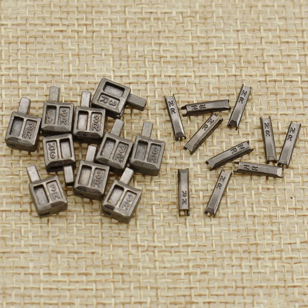 3# Metal Repair Zipper Stopper DIY Sewing Zipper Accessories for Clothes 10 Sets zipper repair kit zipper accessories