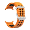 Orange black silver