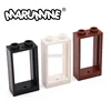 Marumine Building Blocks Part 60593 Window Frame 1x2x3 Classic City Build MOC Accessories Compatible with 60602 Clear Glass Toys 1