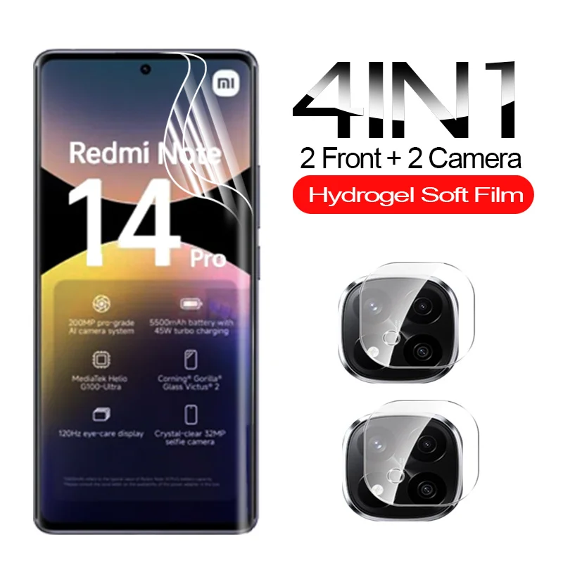 6-in-1 Hydrogel Screen and Camera Protector Film
