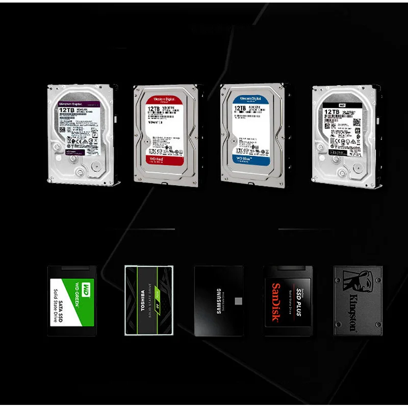3.5 ġ USB 3.0 ϵ ̺ ũ HDD ܺ Ŭ ڽ ̽, ˷̴ ĳ SATA ̺, AC DC  , 12V 2A
