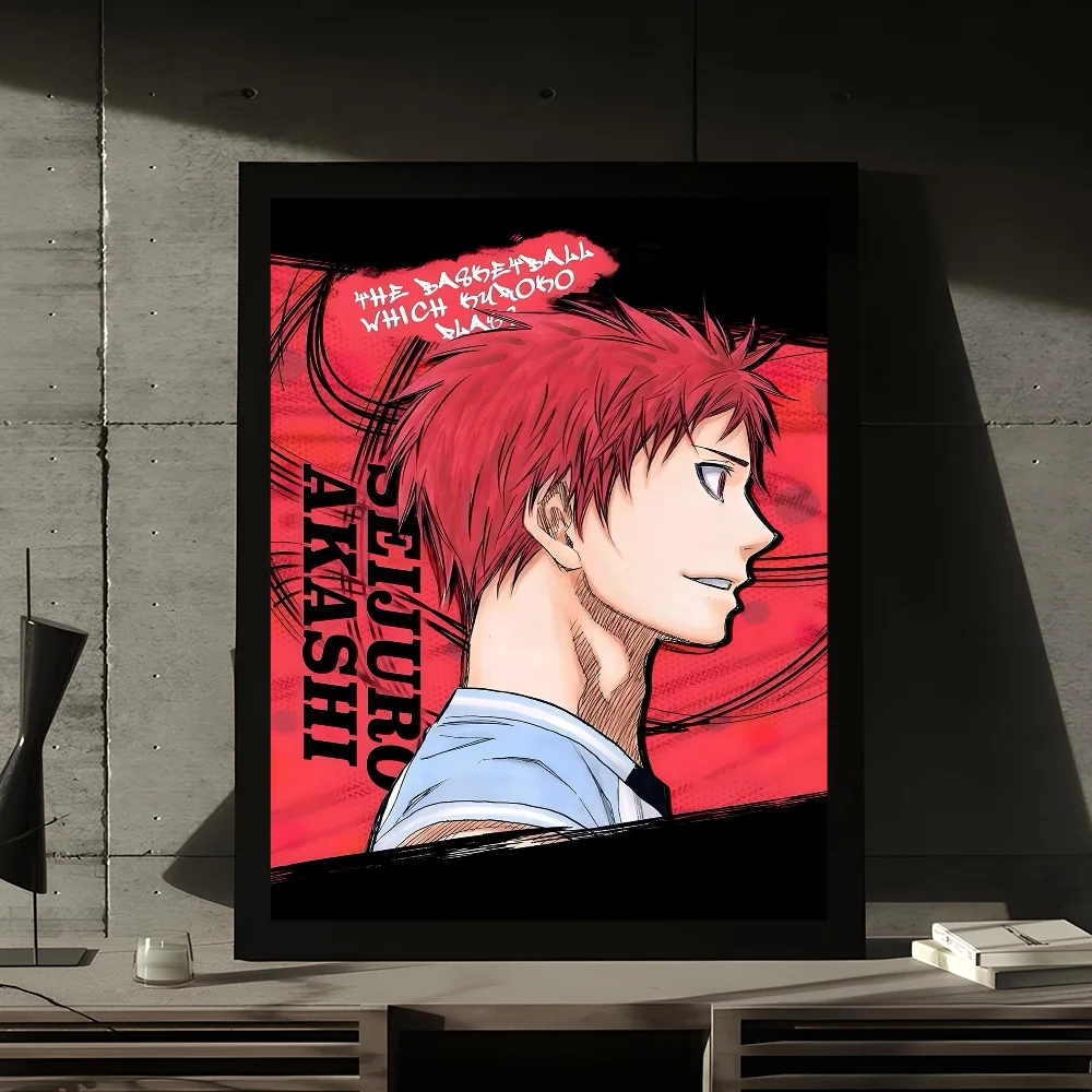 Anime Akashi Seijuro 빈티지 포스터 끈적 레트로 크래프트 종이 스티커 DIY 룸 바 카페 카와이 룸 장식