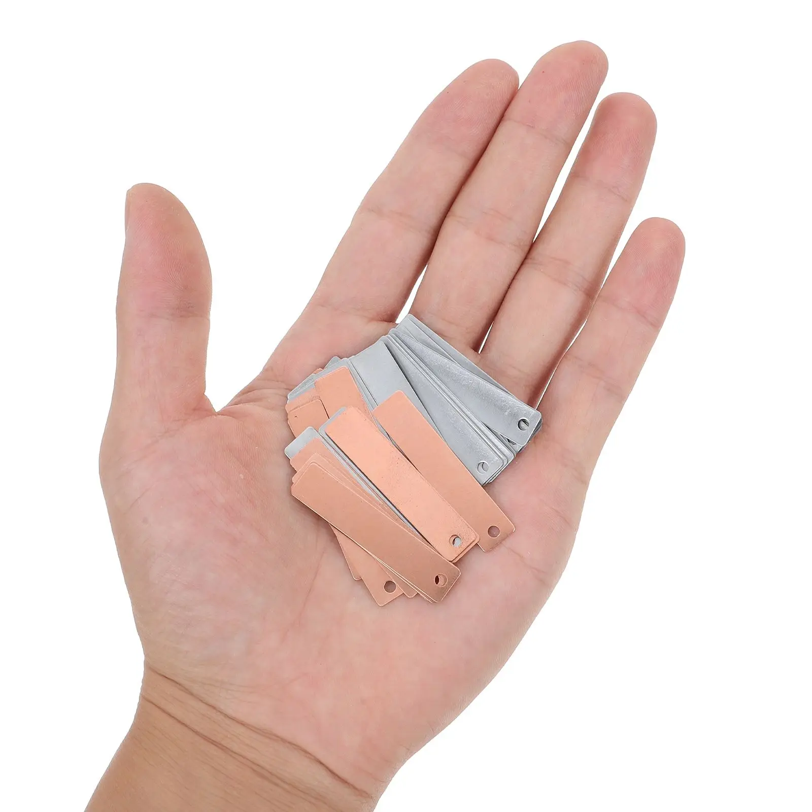 1 세트 구리 아연 시트 스트립 과일 실험 재료 장난감 용품 전기 도금 금속 시트 아연