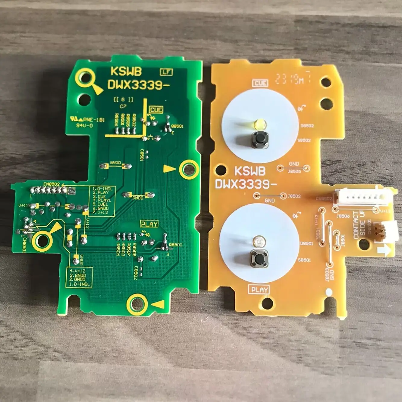 MADE IN JAPAN CDJ 2000 Nexus-Play Cue Circuit Board PCB-DWX 3339 DWX3339 YELLOW