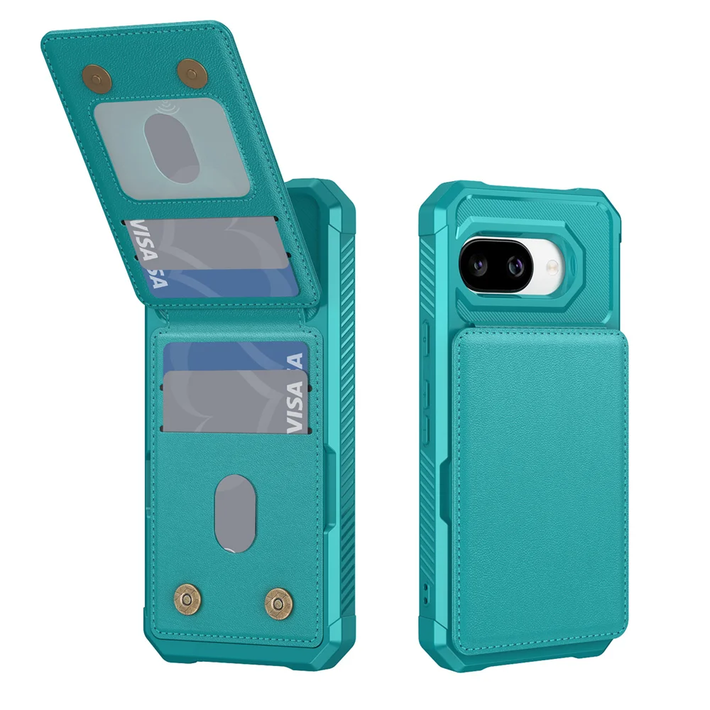 Flip Wallet Case Card Holder Slot Phone Case for Google Pixel 7 8 9 Pro XL 9A 8A 7A Leather Bracket Back Protective Cover