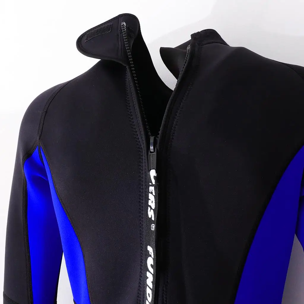 Wetsuit men`s long diving suit surf suit swimsuit sun protection