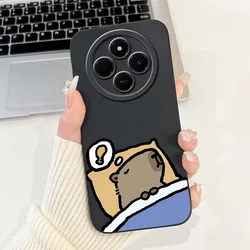 Lovely Panda Dinosaur Shockproof Silicone Soft TPU Back Cover Case for Redmi 14R 5G (TYhei1954)