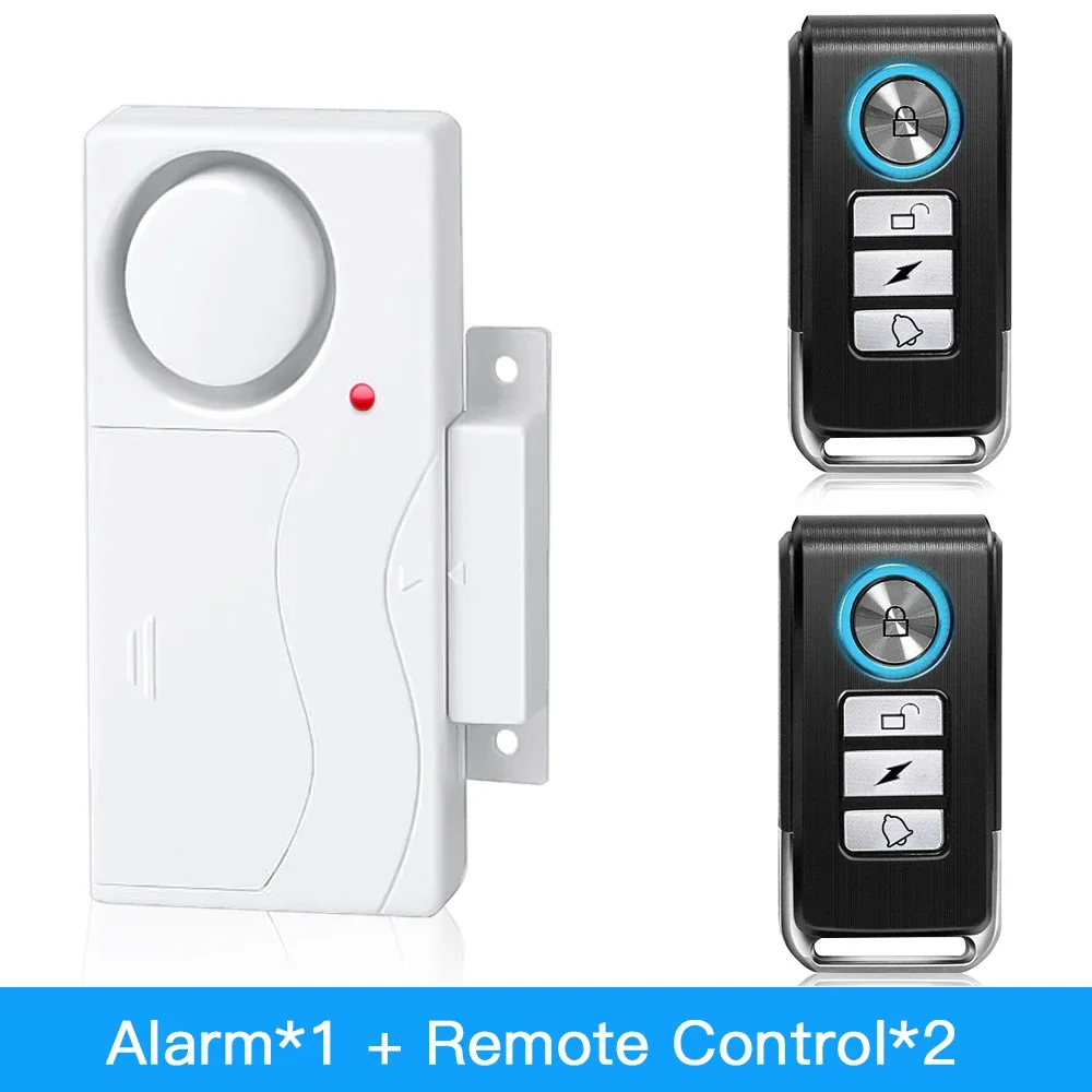 Wireless Remote Control Anti-Theft Door & Window Alarm System Kit - Home Security Sensors