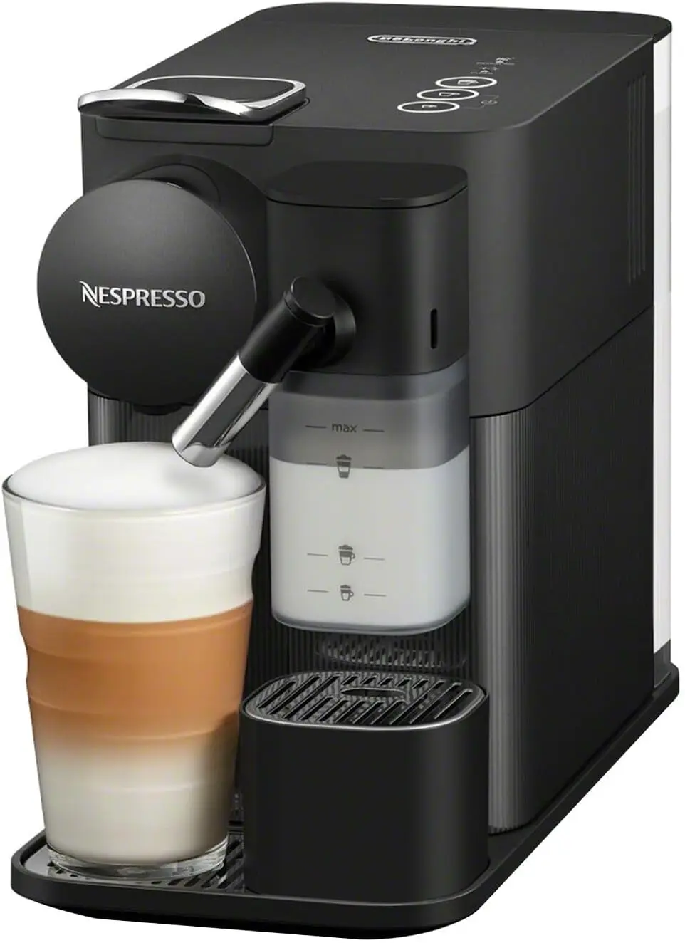 One Original Espresso Machine with Milk  by  , Shadow Black 3