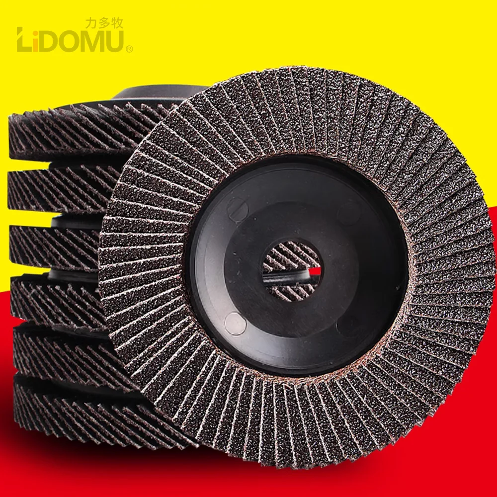 

10 Pcs. Stainless Steel Grinding Plate Louver Wheel 100mm Grinding Flap Disc