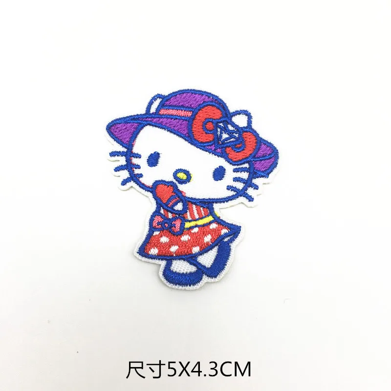 Hello Kitty Embroidery Patches Kids Tranfer Sticker for Cloth Iron on Patch  Wholesale Clothing Vendors for Women Sewing Patterns - AliExpress