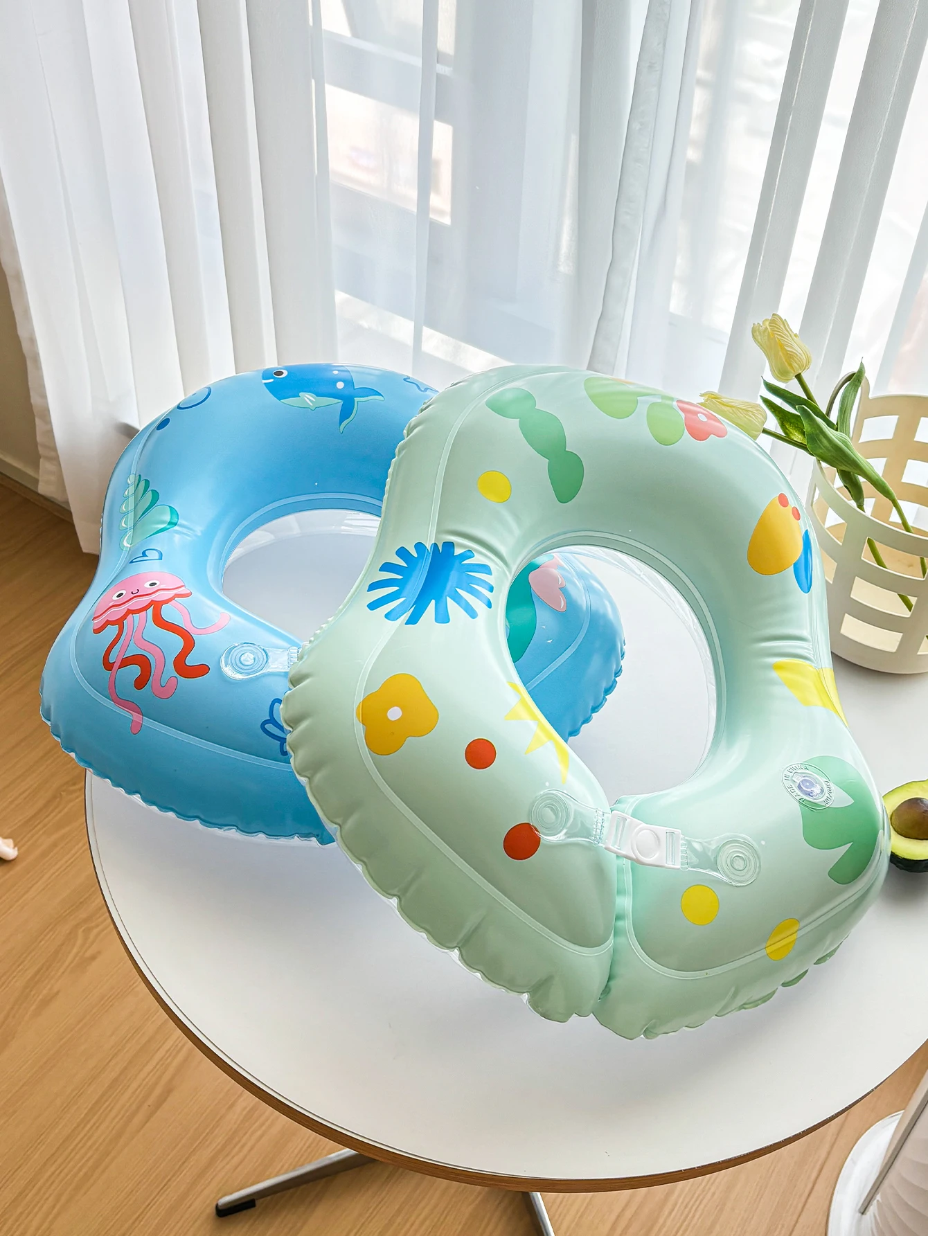 1PC Summer Infant Inflatable Floating Row, Baby Underarm Swimming Circle, Beach Party Swimming Pool Children's Floating Toys 5