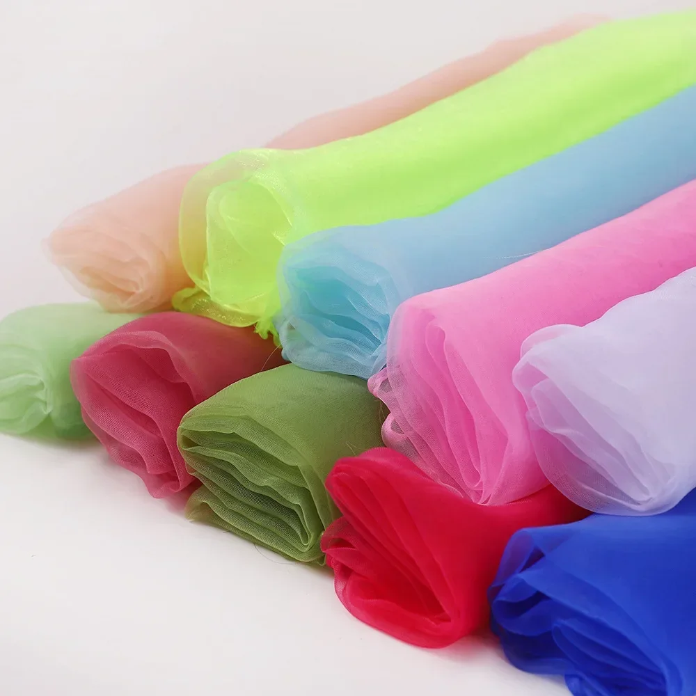 Practical Gymnastics Scarves For Outdoor Game Dancing And Juggling Chiffon Towels Candy Colored Gym Towel Dance Gauze Scarf