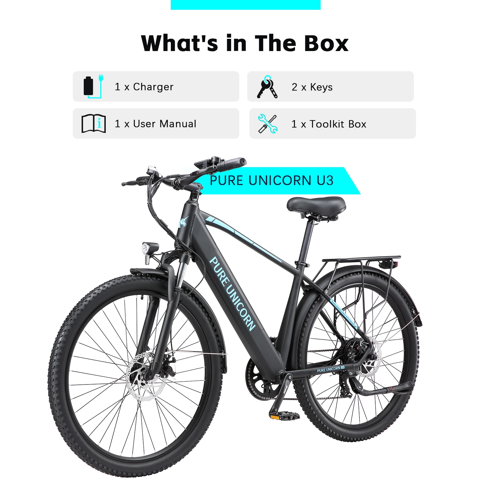 PURE UNICORN U3 Elektrofahrrad 29 Zoll für Herren 48V 750W Erwachsenen-E-Bikes Günstig Kostenloser Versand Elektrofahrräder Elektrisches Mountainbike – Detail 13