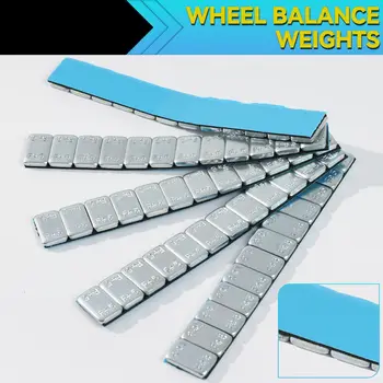 Tire Adhesive Balancer Iron 300g 60Pcs/lot Wheel Balance Weight Universal For Car Motorcycle Bike Automobile Tyre Hub Block 5g 1