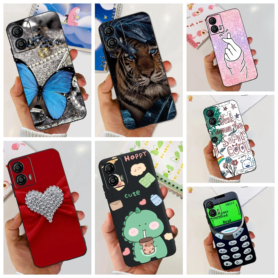 Per Motorola G53 5G Custodia Di Lusso Carino Trasparente Tpu Cover Posteriore In Silicone Per Motorola Motog53 Moto G 53 G53 5G Custodia Per Telefono 