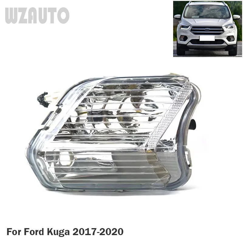 

WZAUTO LH RH Front Fog/Driving Light Kit Bumper Grille Fog Lamp Fog Light Assy For Ford Escape Kuga 2017 2018 2019 Left Right