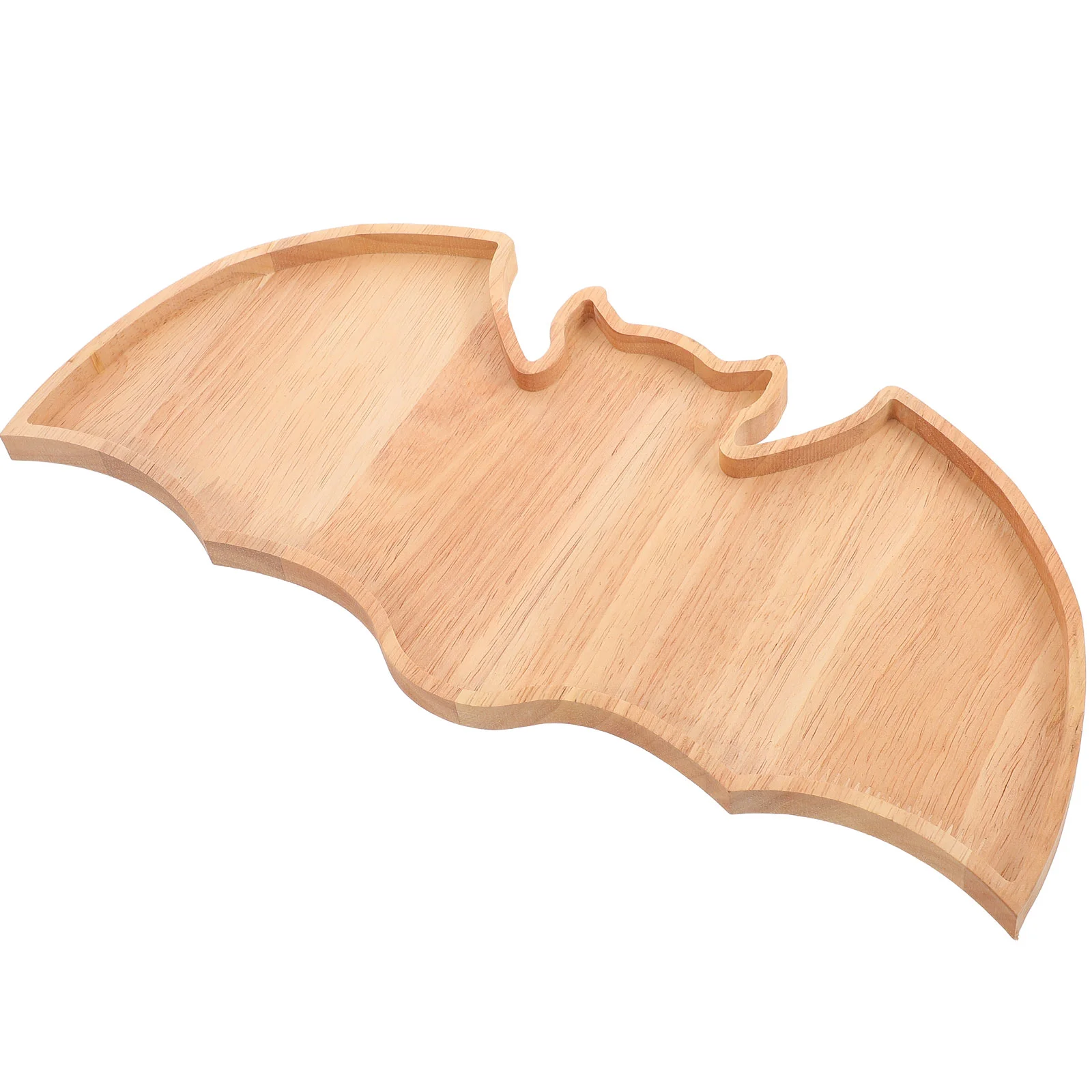 Halloween Dinnerware Tray Pastry Snack Platter Fruit Serving Plate Bread Tea Wood for Party 6