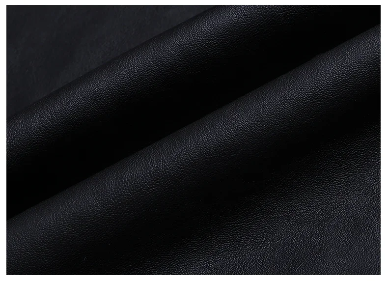 Description Picture 5 of itemNew Leather Jacket Men Winter Fleece Motorcycle PU Leahter Jacket Male Stand Collar Casual Windbreaker Hombre Slim Coat 5XL 6XL