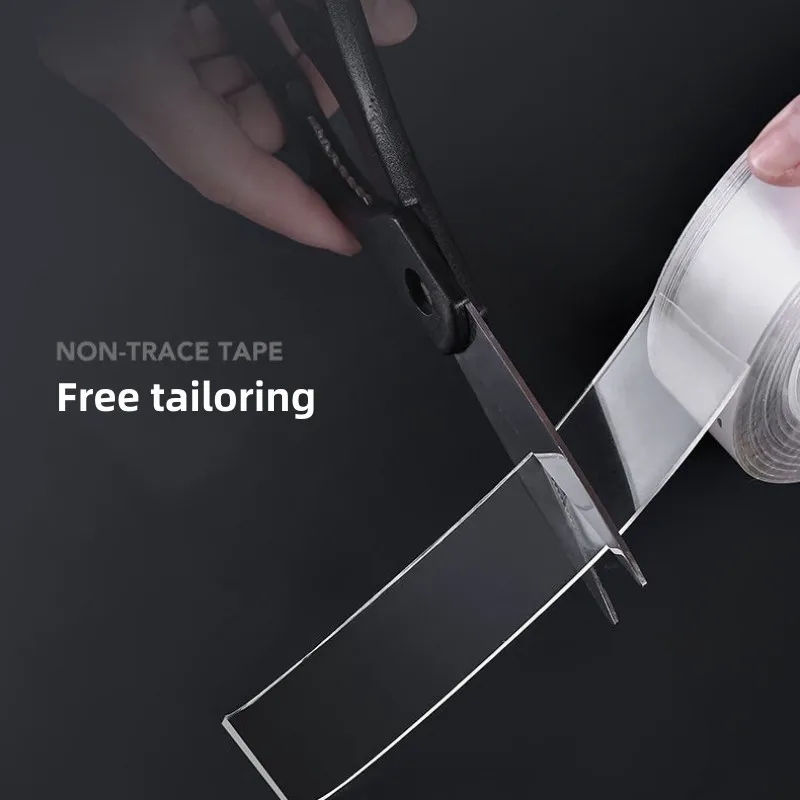 Nano Nastro A Doppio Contatto Da 5 M Potente Adesivo Bifacciale Extra Resistente Per Cucina E Bagno Strumento Impermeabile E Lavabile - Foto 6