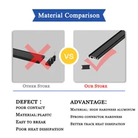 ST1 Series Ultra Thin Aluminum Magnetic Track Light 6mm No Cell Required High Hardness Modern Extremely Simple Flexible Fixture 2