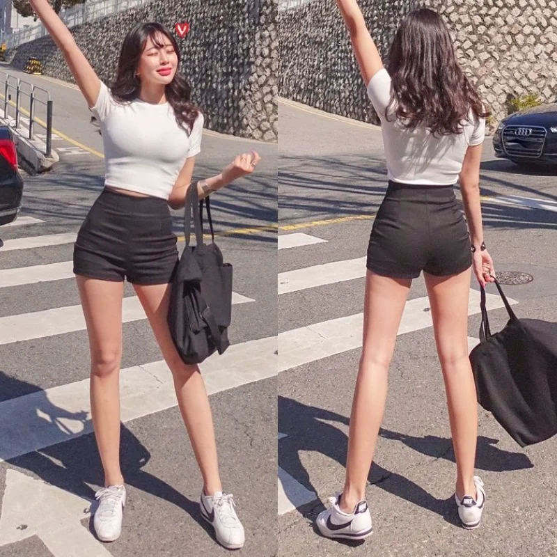Short Pants for Women To Wear Mini Womens Shorts Sexy Biker Pole Dance Tight Booty Skinny XL Design Youthful Summer Vintage Hot
