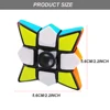1x3x3 Magic Speed Cube Star Fidget Cube 2 in 1 Toy for Adults Teens Kids Handheld Lightweight Durable for AntiStress Sensory Toy 2