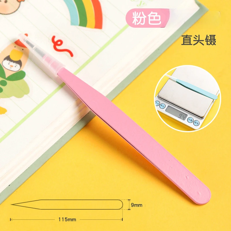 2 pcs/pack DIY Tape Stickers Gadget Multi-tool Tweezers Kawaii Cute Stationery Tweezers Hand Account scrapbooking supplies tool stickers scrapbooking supplies,journal tools set
