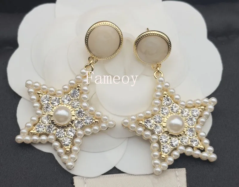 2024 Fashion New Round Cut Crystal Inlaid Pendant Women's Earrings