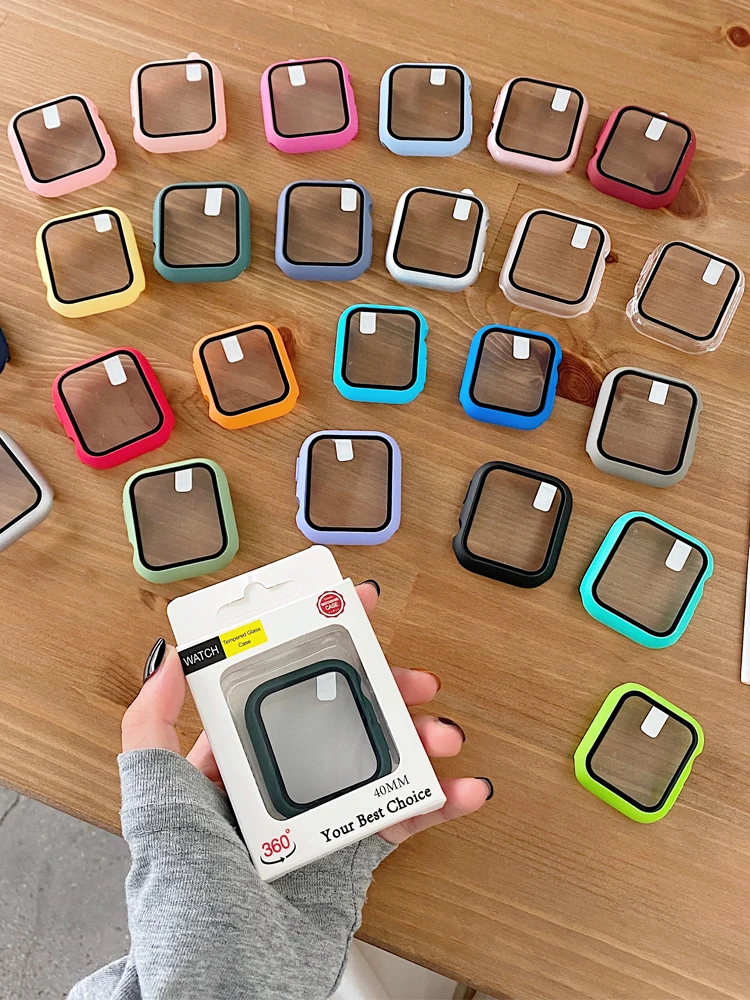 애플 워치용 강화 유리 및 케이스, 애플 워치 액세서리, 아이워치 스크린 보호대, 애플 워치 시리즈 9, 8, 7, 6, 5, 4, SE 3, 44mm, 45mm, 41mm, 40mm Best5 애플 워치용 강화 유리 및 케이스, 애플 워치 액세서리, 아이워치 스크린 보호대, 애플 워치 시리즈 9, 8, 7, 6, 5, 4, SE 3, 44mm, 45mm, 41mm, 40mm Best5