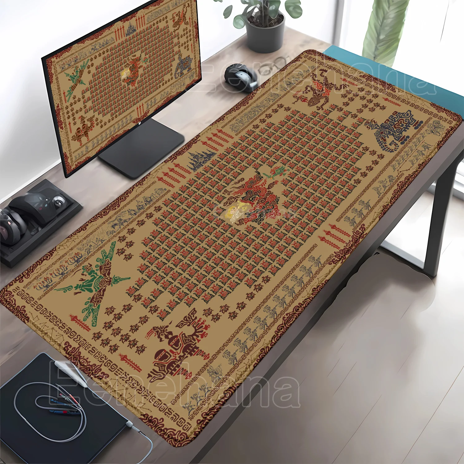 Mauspad Pc Gamer Anime Zelda Mousepad Schrank Tastatur Teppich Anti-Rutsch-Erweiterung Computer Gaming Büros Zubehör Schreibtischunterlage