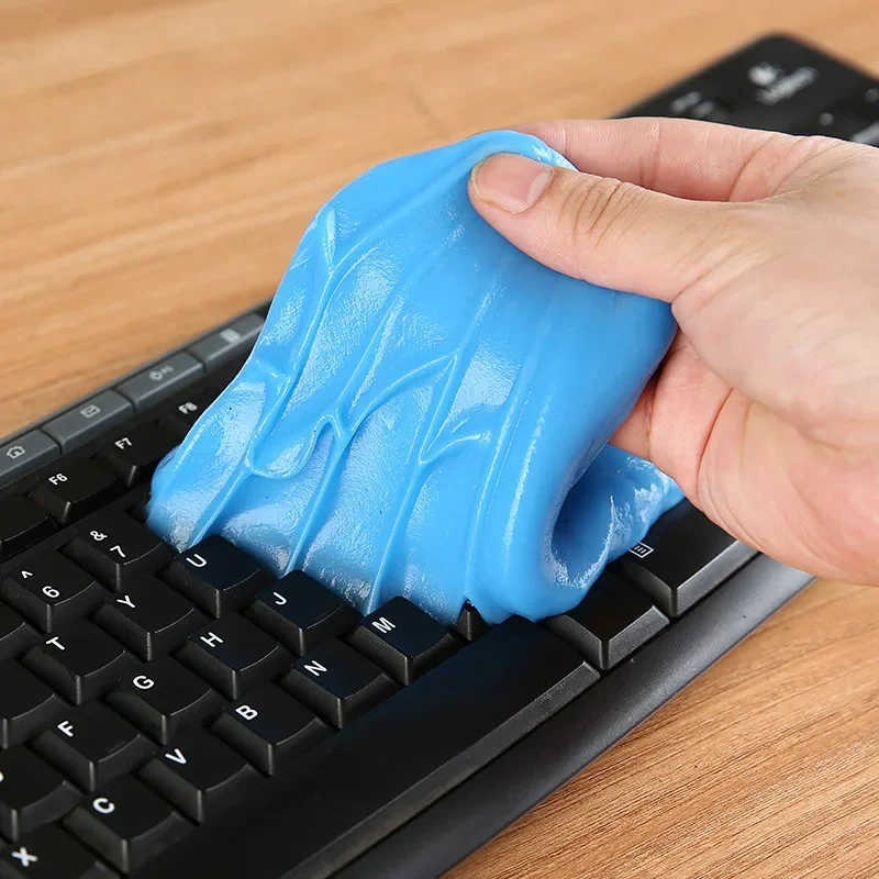 Car Cleaner Gel Slime For Cleaning Machine Auto Vent Magic Dust Remover Glue Computer Keyboard Dirt Cleaner Car Wash Interior