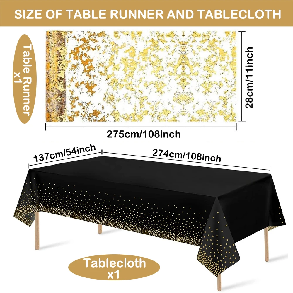 Efavormart 50"x50" Metallic Foil Square Tablecloth, Disposable Table Cover - Purple For Wedding, Baby Showers, Birthday, Party, Banquet, Table Decorations
