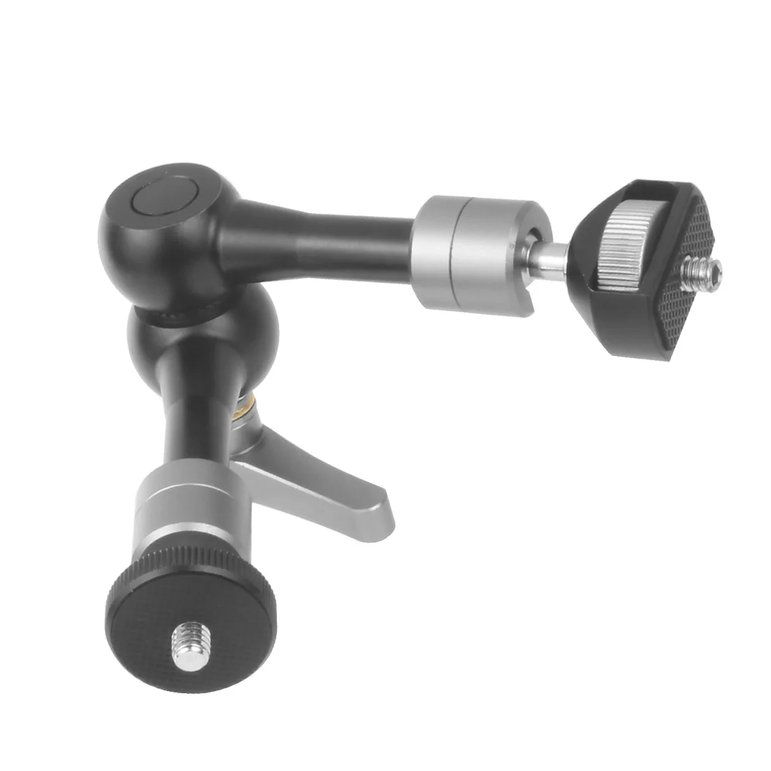 Vielseitige bewegliche Reibungsrosette, magischer Arm, 17,8 cm (11 Zoll, verstellbare Krabbenklauenklemme 1/4 3/8 für SLR-Kamerahalterung, Monitorkäfig-Rig – Detail 36