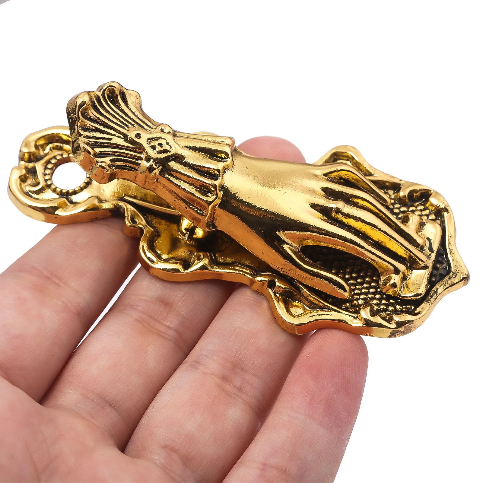 Lady's Hand Metal Account Clip French Retro Fixed Clip Bookmark Note Hand Shape Creative Photo Letter